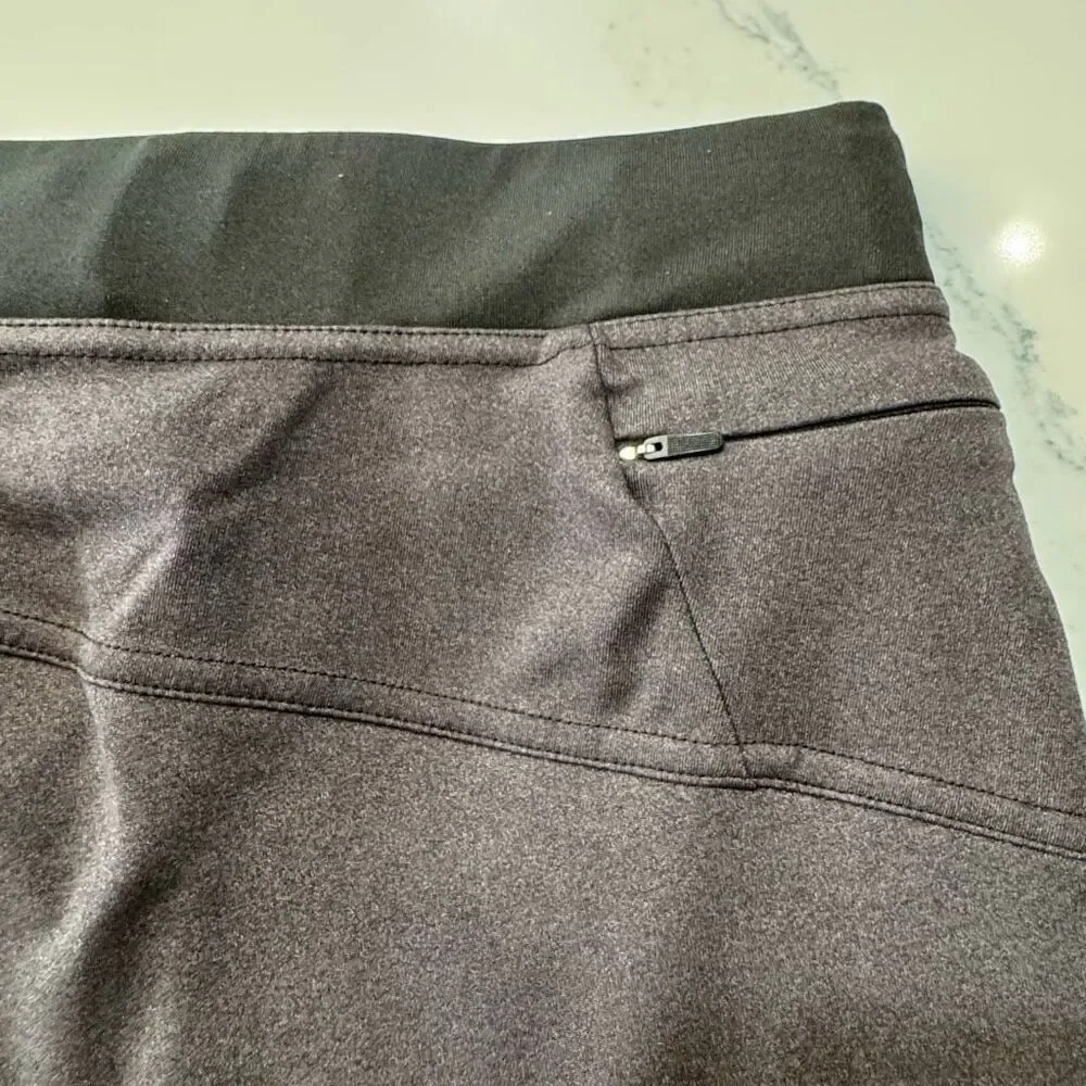 Hylete Above Knee Elastic Waist Shorts. Gray. Size Large.